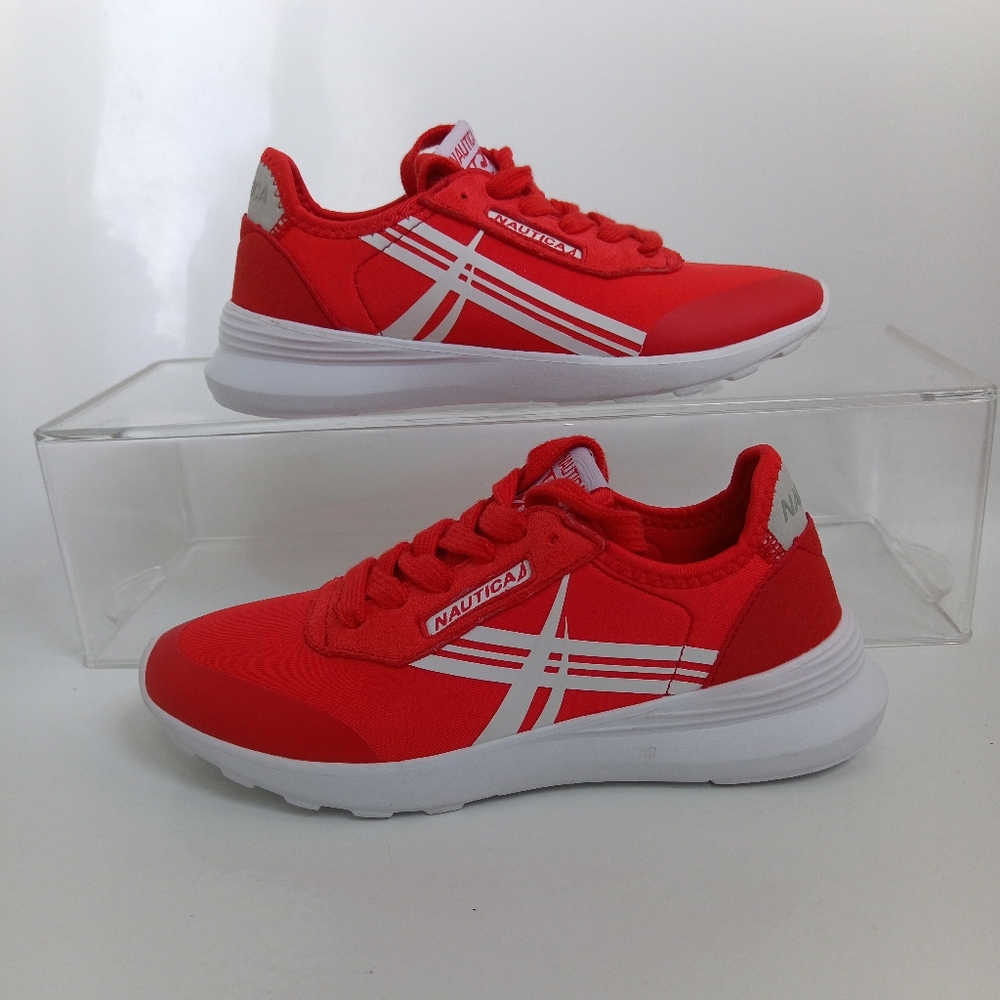 [6.5] Nautica her Red Streachy Sneakers